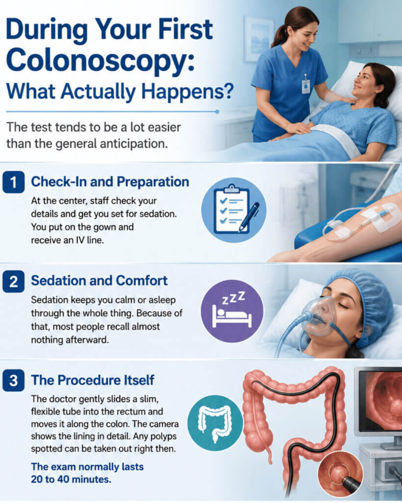 During Your First Colonoscopy: What Actually Happens?
